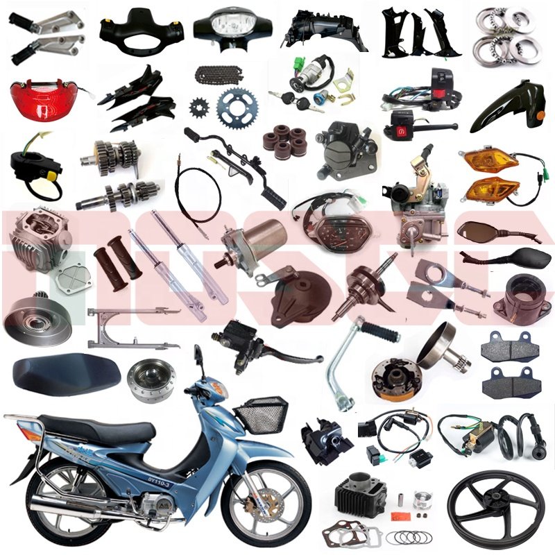 HJ110 DY110 Motorcycle Scooter Engine Spare Parts Complete Body Assy for Dayun Haojin 110cc